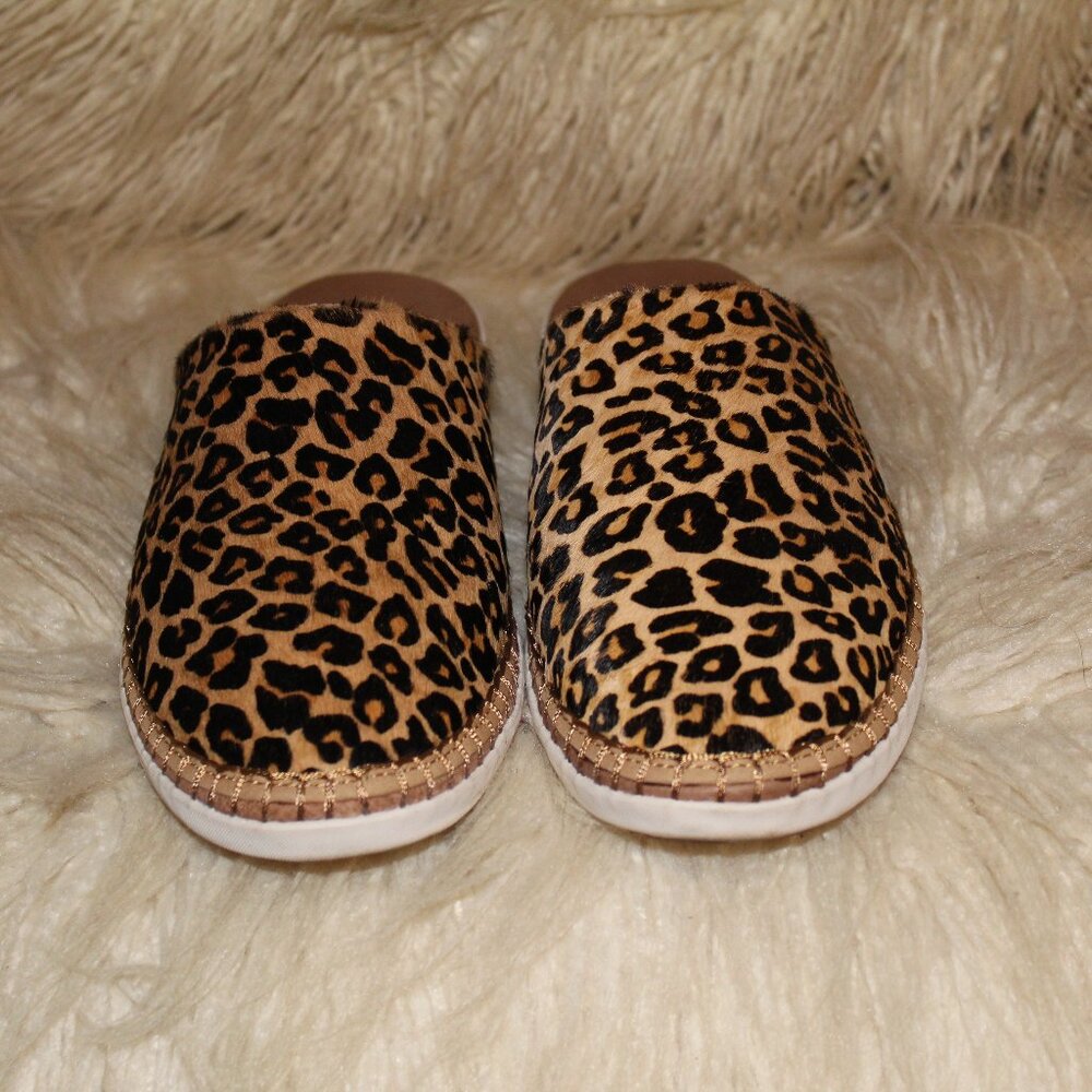 SeaVees - Lido Slide - Leopard Cowhide